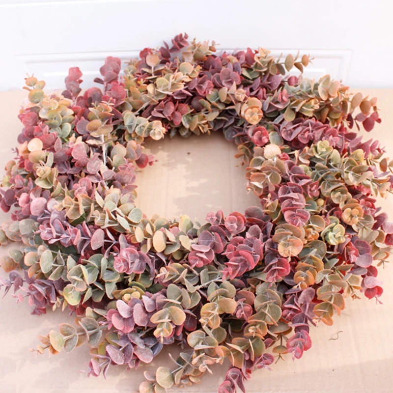 

Large Size 22 Eucalyptus Front Door Wreath Handcrafted Wreath for Home Decor Dropshipping