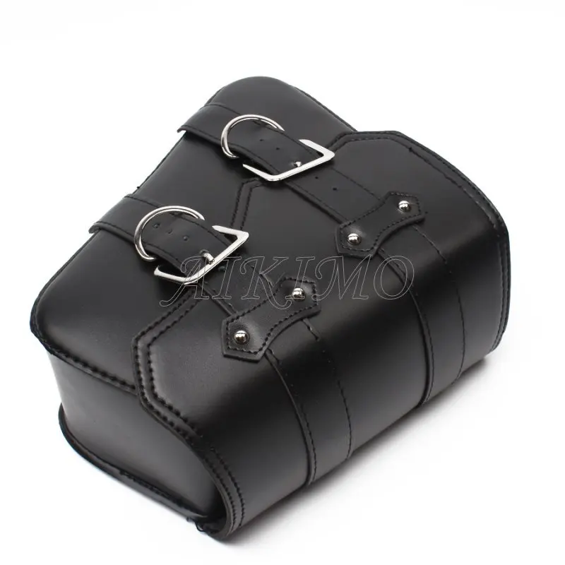 Седло для мотоцикла из искусственной кожи сумка багажа черная левая + правая