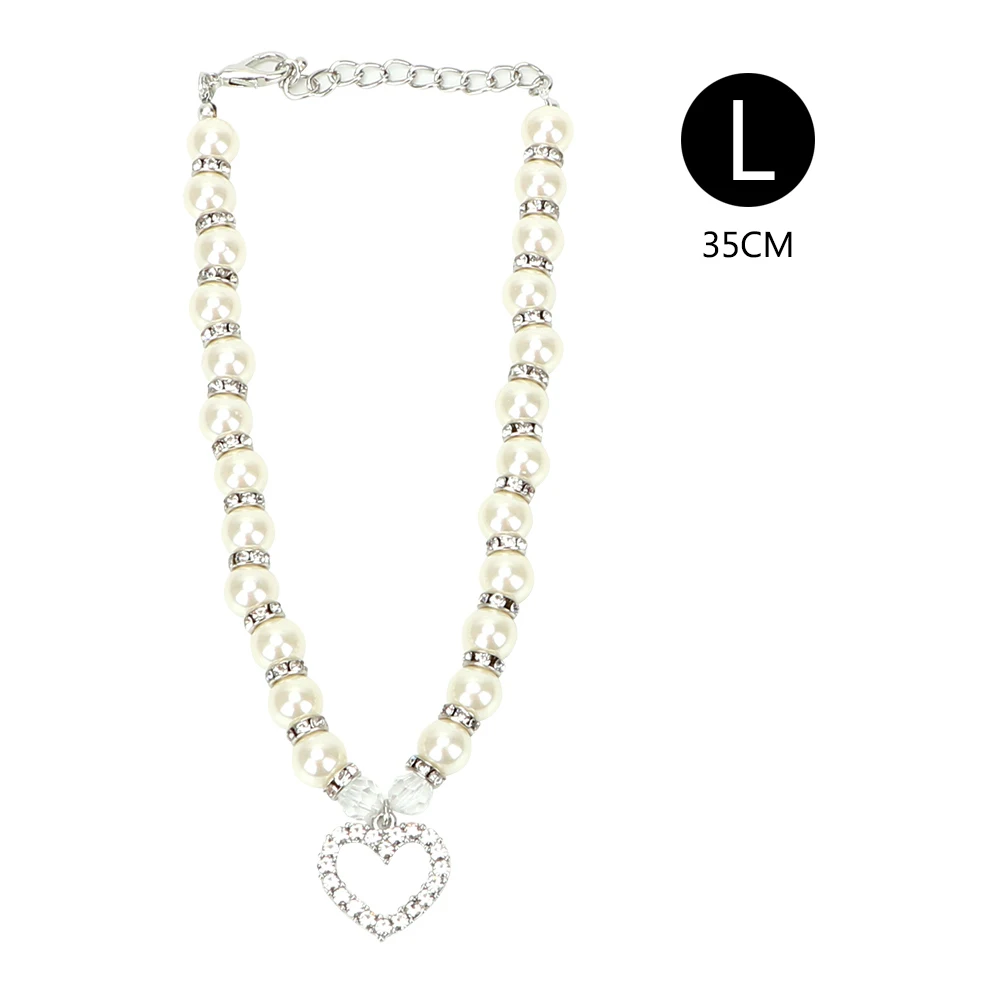 S/L Размер щенок собака кошка жемчужное ожерелье для домашних животных аксессуары