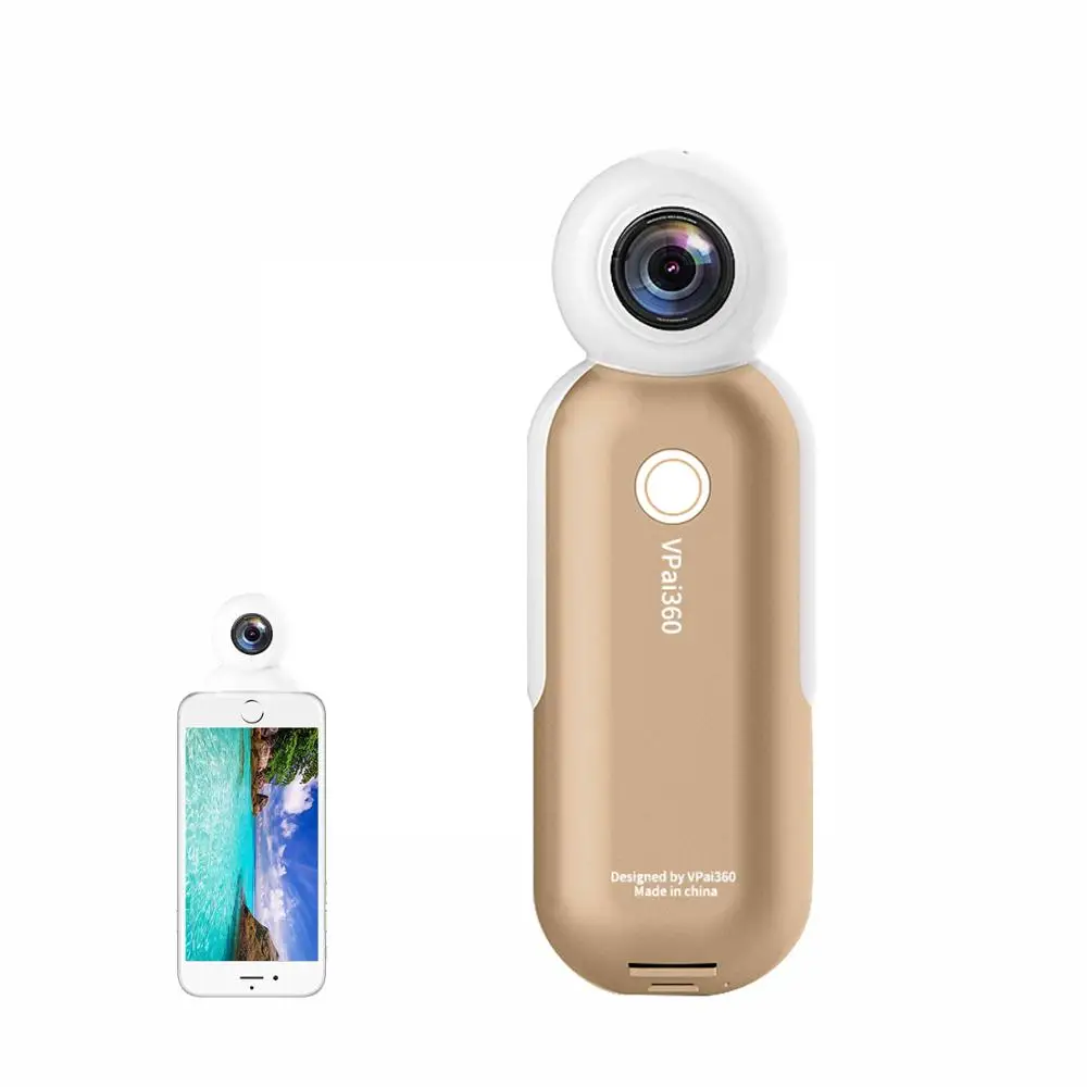 

High Definition 720 Degree Panoramic VR ProtableVideo Camera For IOS System Mobile Phone