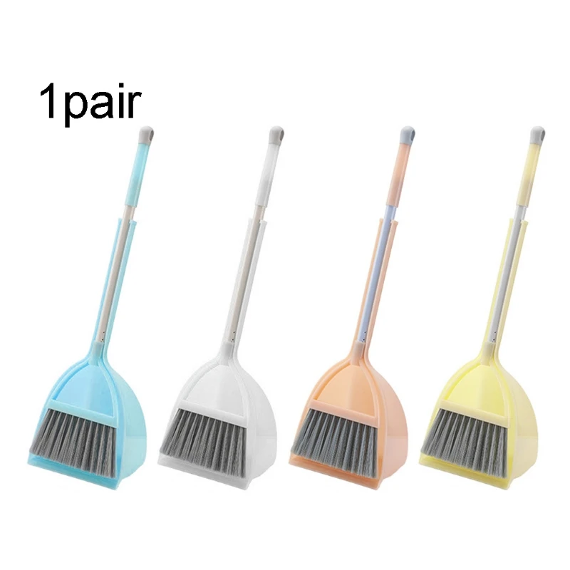 

Kids Mini Broom Dustpan Set Toddlers Pretending Play Toy Household Cleaning Tool