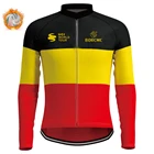 Бельгийская зимняя теплая флисовая куртка, велосипедная Джерси с длинным рукавом, одежда для велоспорта, велосипедная одежда, одежда для велоспорта