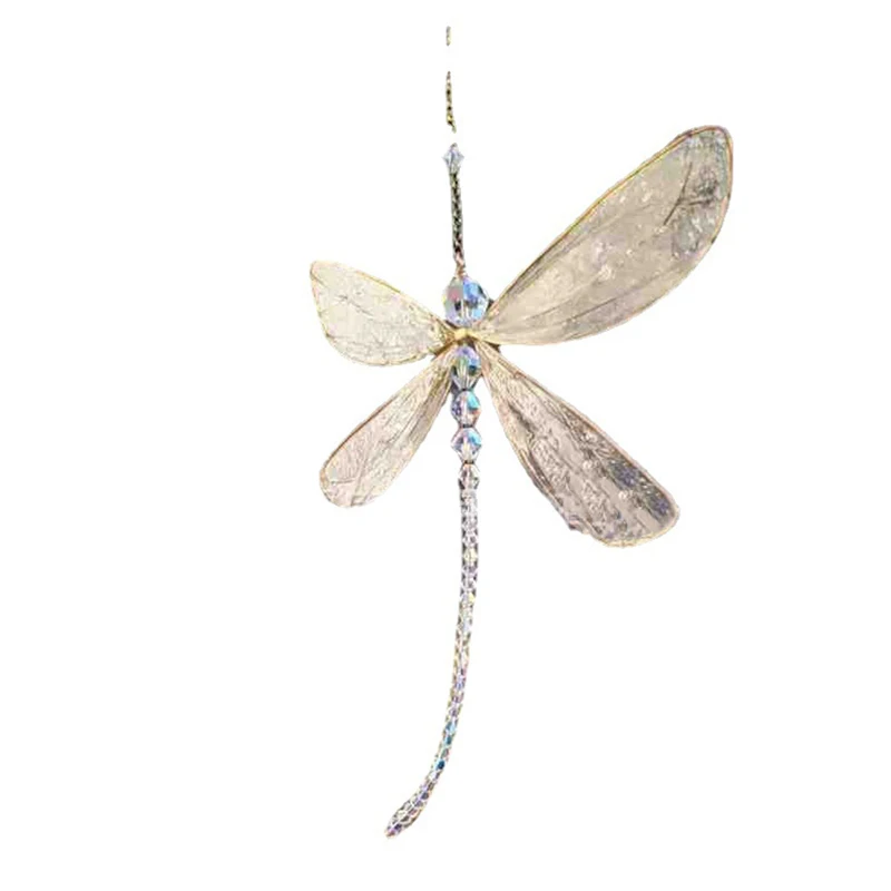 Металлическая сказочная Стрекоза настенное искусство для украшения сада