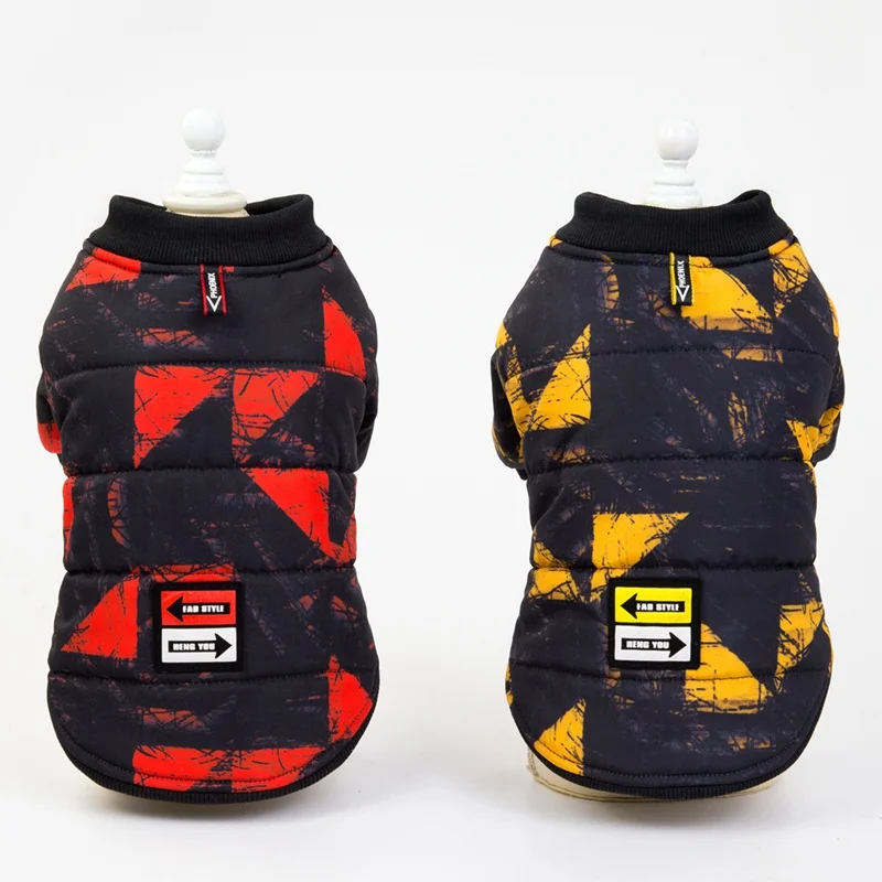 Зимняя одежда для собак маленьких пальто куртка Щенок Костюм собаки жилет