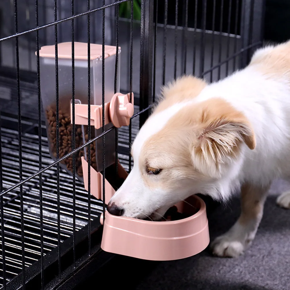

Cat Hanging Food Feeding Container for Cage Pet Dog Automatic Feeder Bowls