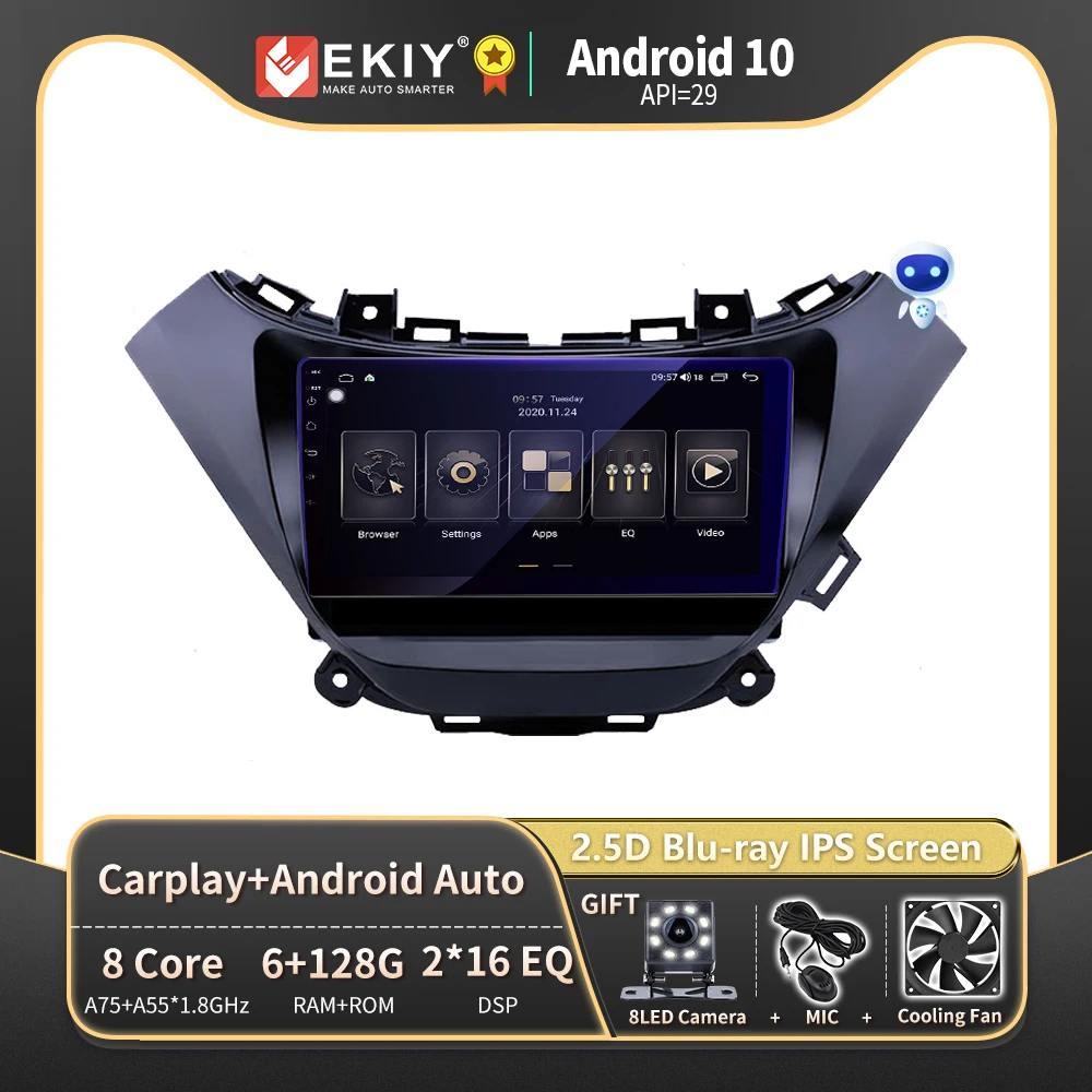 

EKIY T900 For Chevrolet Malibu 2015-2018 Car Radio Android Auto Stereo Carplay Multimedia Video Player Navigation GPS No 2Din HU