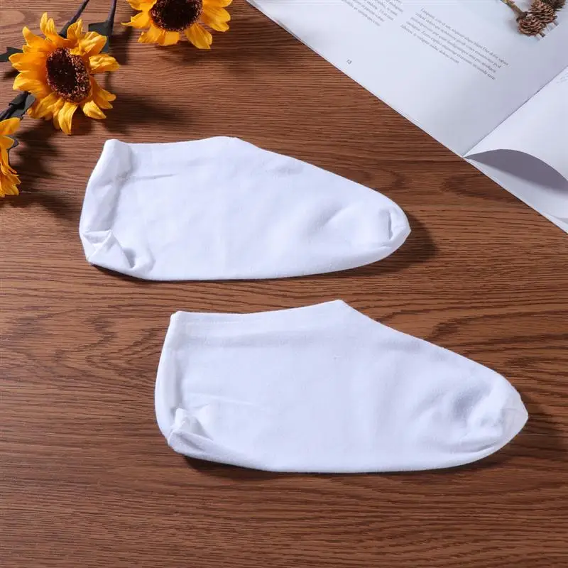 6 пар хлопковые носки влаги спа для ног увлажняющие сухой твердой потрескавшейся