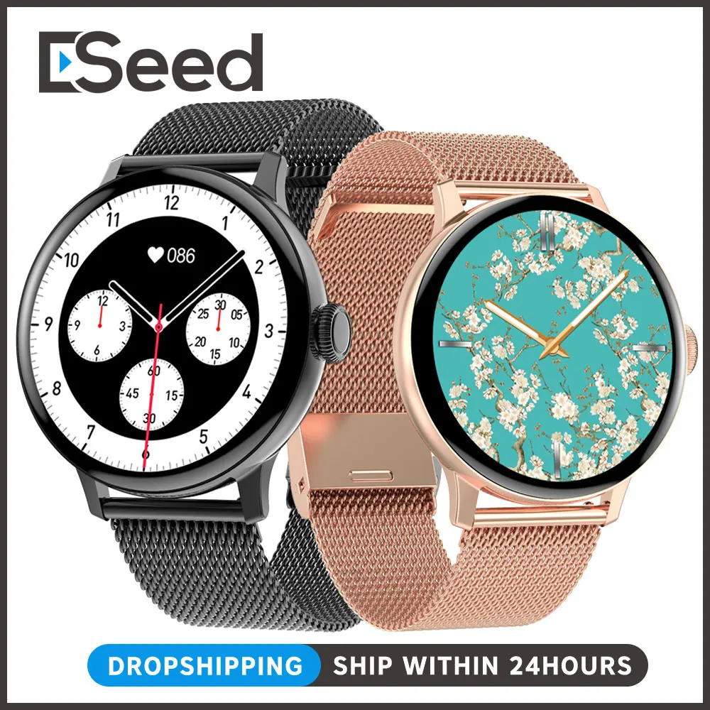 

Eseed 2021 Latest Smart watch man 1.19-inch Heart rate Monitor Fashion IP68 Waterproof Bluetooth Answer Call Women's watches DT2