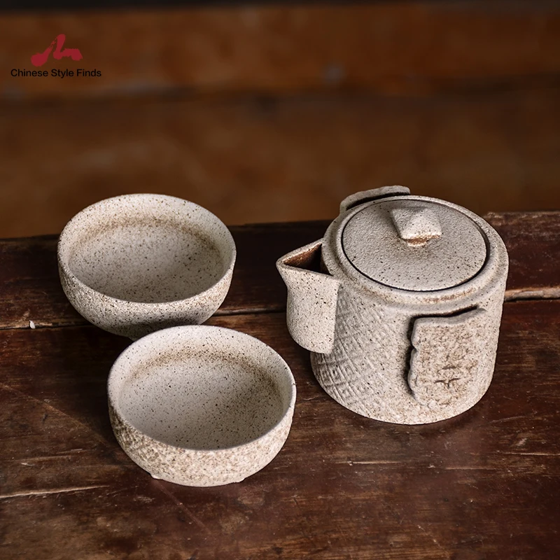 Чайный набор семейный чайник чайная чашка Gaiwan фарфоровый чайный портативный