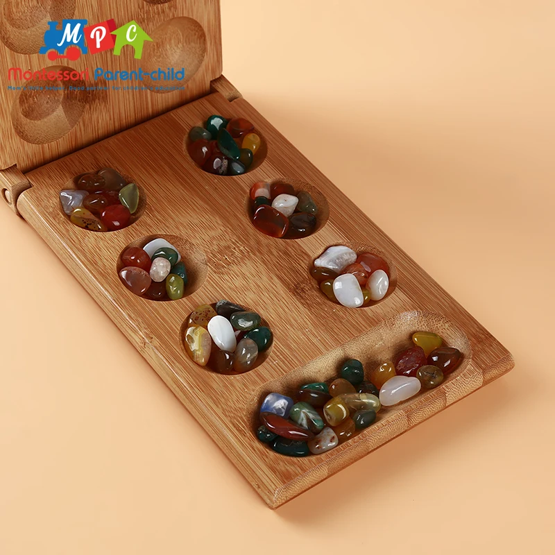 Mankala бамбуковая Классическая игра сделай сам для подростков 6 лет - Цена: 1 318,80 руб.