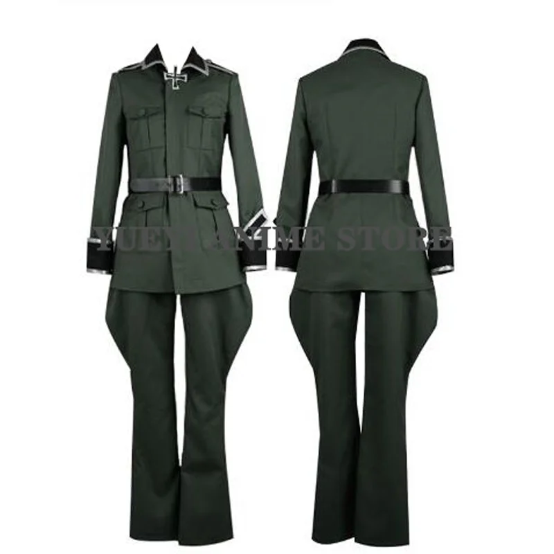 

Anime Axis Powers Hetalia APH Ludwig Germany Military Uniform Cosplay Costume customized any size