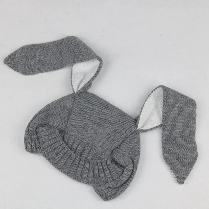 Детская вязаная зимняя шапка в форме животных для маленьких мальчиков и девочек