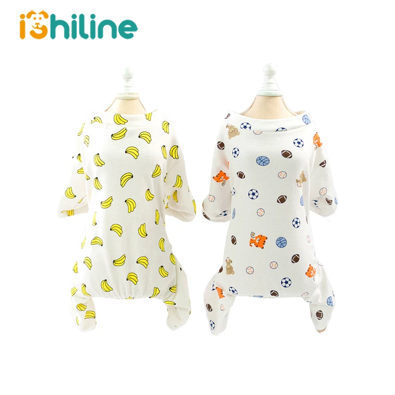 Милые маленькие собаки пижамы для домашних любимцев собак кошек одежда