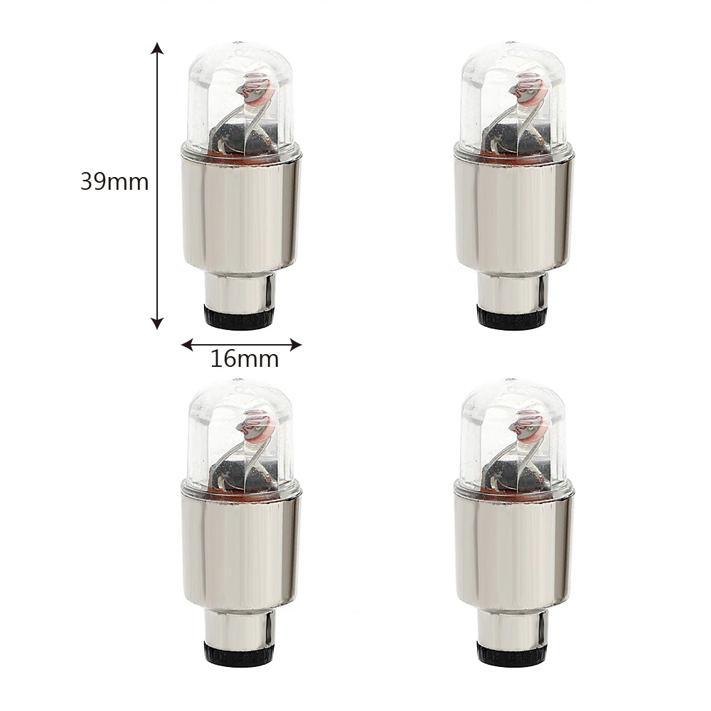 2 Pcs/set Tahan Air LED Tutup Batang Katup Ban Neon Light Aksesoris Mobil Sepeda Motor Sepeda Mobil Auto Tahan Lama Tahan Karat