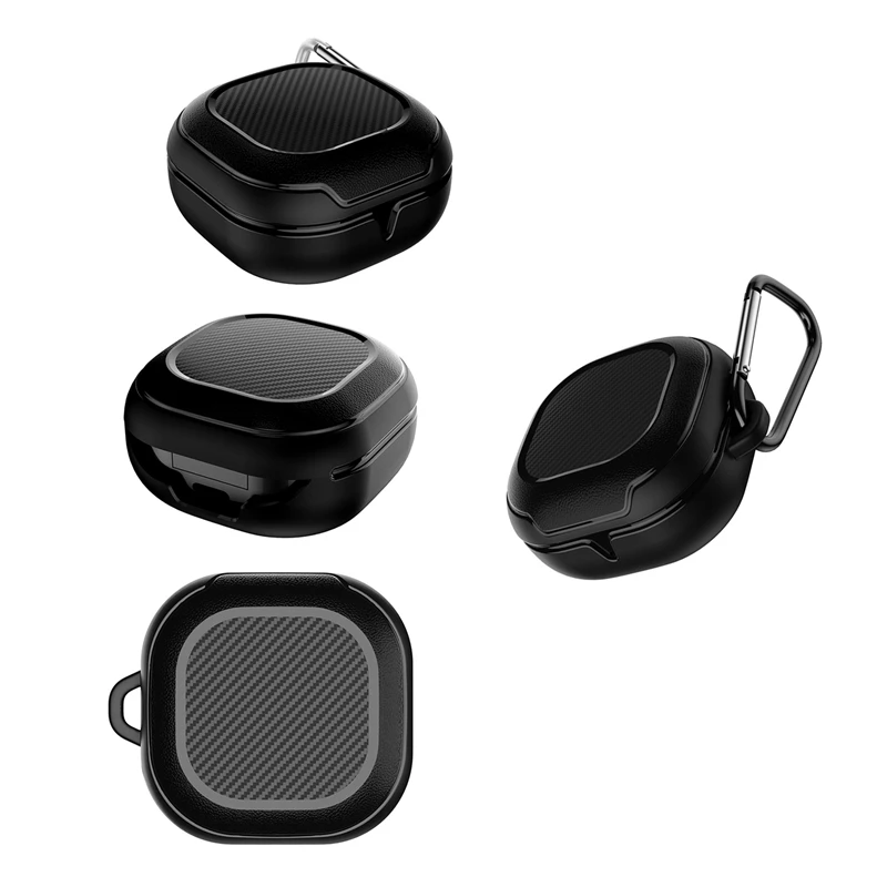 

Protective Cover Case with Carabiner for Samsung Galaxy Buds Live Earphone Headset Protector