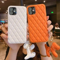 fashion brand multicolor leather cartoon case for iphone 11 12 13 pro max x xr xs 7 8 plus se lens all inclusive anti fall cover