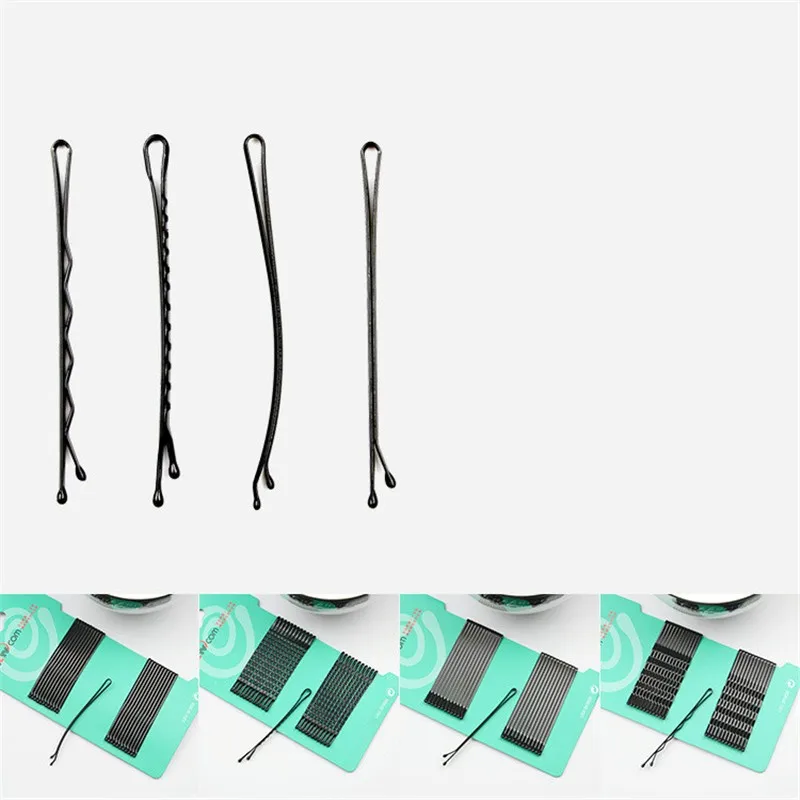

Bobby Pins 6cm Hair Clips for Hair Clip Pin Flat/Wavy/Curved Hairpins Barrettes for Women Girls Hairdressing Accessories Black
