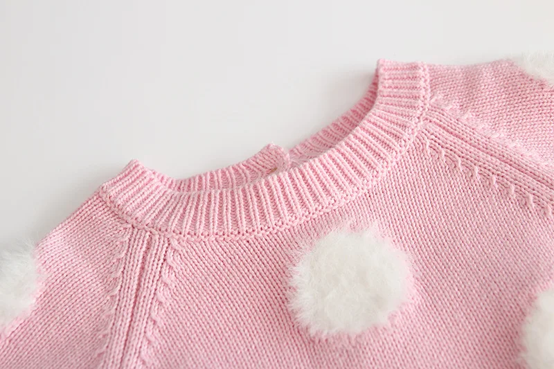 

2020 Autumn Infant Newborn Girls Long Sleeve Solid Ruffled Jumpsuit Baby Girls Knitted Bodysuit Baby Sweater Clothing
