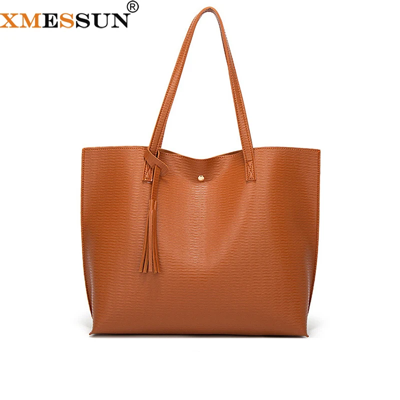 XMESSUN женские большие сумки для покупок новый модный дизайн ящерица кожаная сумка