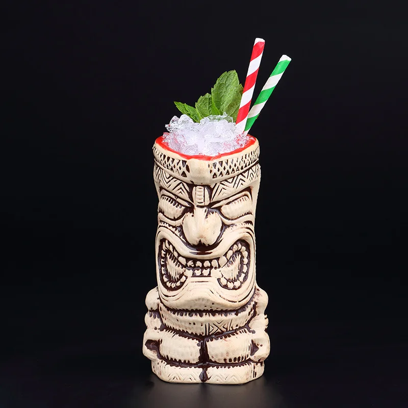 340 мл Гавайские Tiki кружки Коктейльная чашка пивная кружка для напитков вина