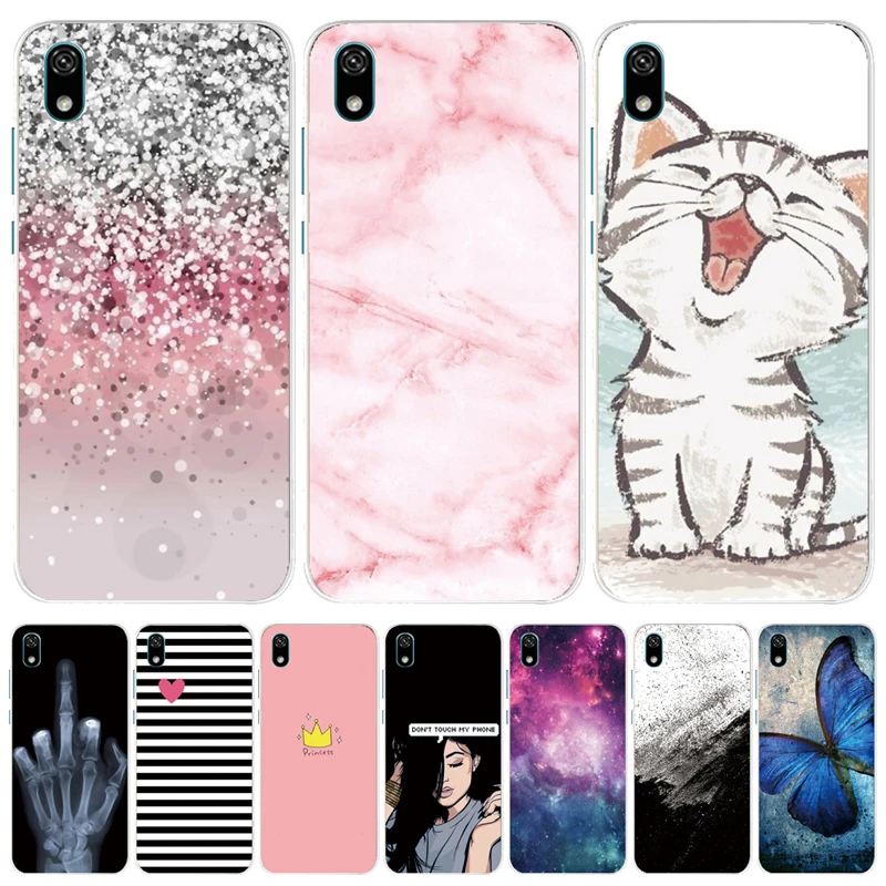 Силиконовый чехол на Honor 8 S мягкий ТПУ для телефона huawei KSE-LX9 Honor8S задняя крышка 5 71