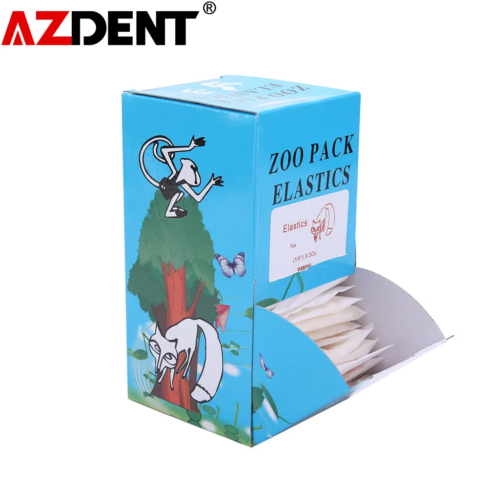 5000pcs/bag AZDENT Dental Rubber Band Orthodontic Ligation Ring