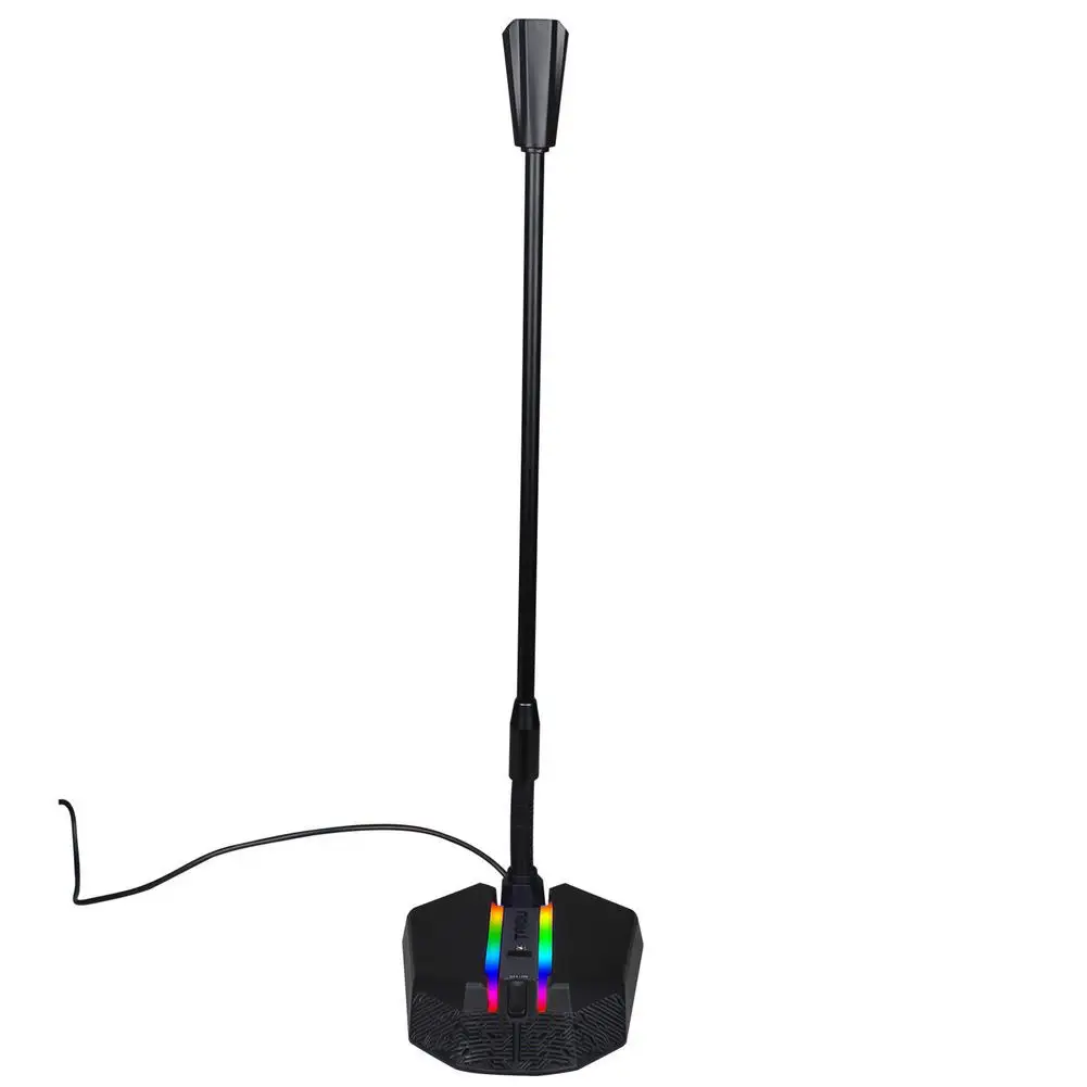 

Компьютерный RGB микрофон светящийся и гибкий USB микрофон Привод-Бесплатный голосовой чат видео конференц-микрофон для компьютера