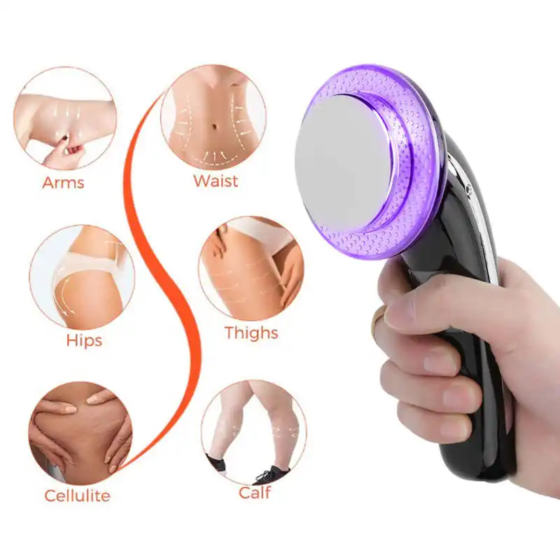 

6 In 1 Body Slimming Massager EMS Micro Roller Needle Whitening Skin Rejuvenation Infrared Heating Device 100-240V