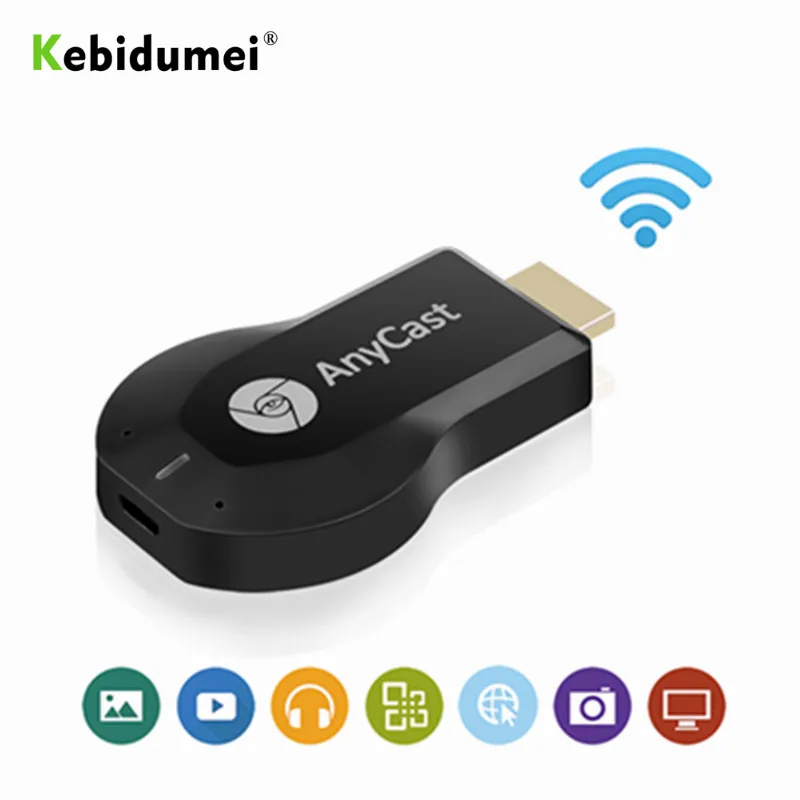 

Адаптер kebidumei беспроводной HD, Wi-Fi дисплей, ТВ-Стик, литой ключ, приемник miracast, Поддержка Android Linux