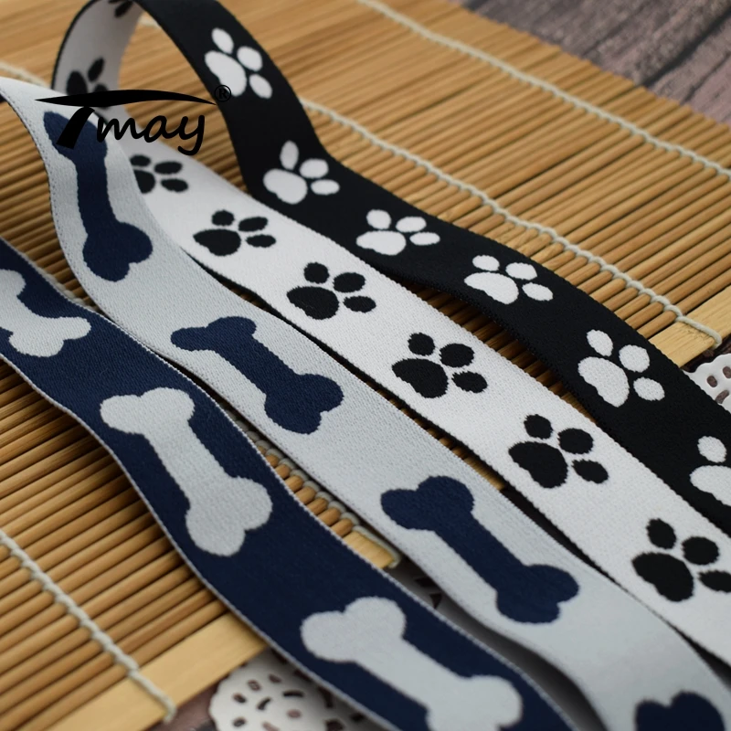 Эластичные ленты черного цвета, с вышивкой Soft Touch, #2040 #2041