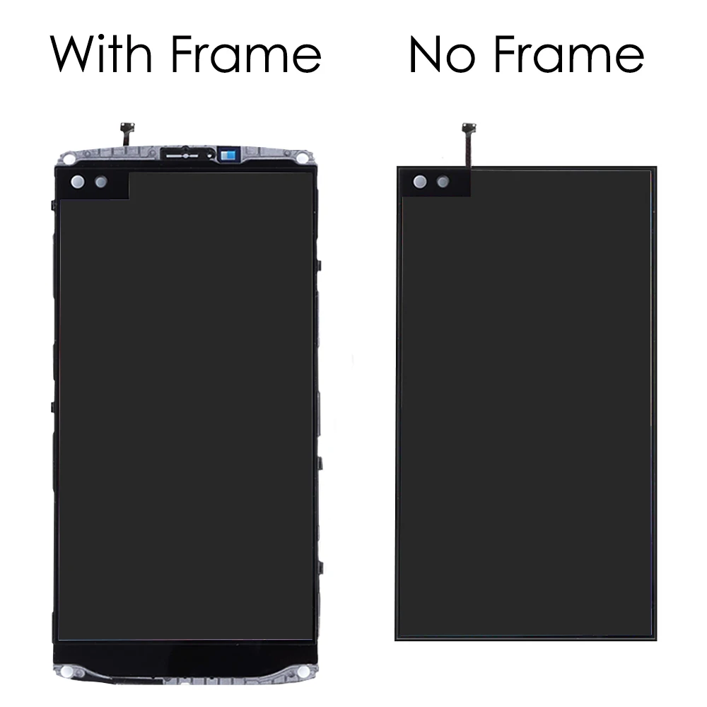 ЖК-дисплей 5 7 дюйма для LG V10 сменный дисплей с рамкой дигитайзера сборка