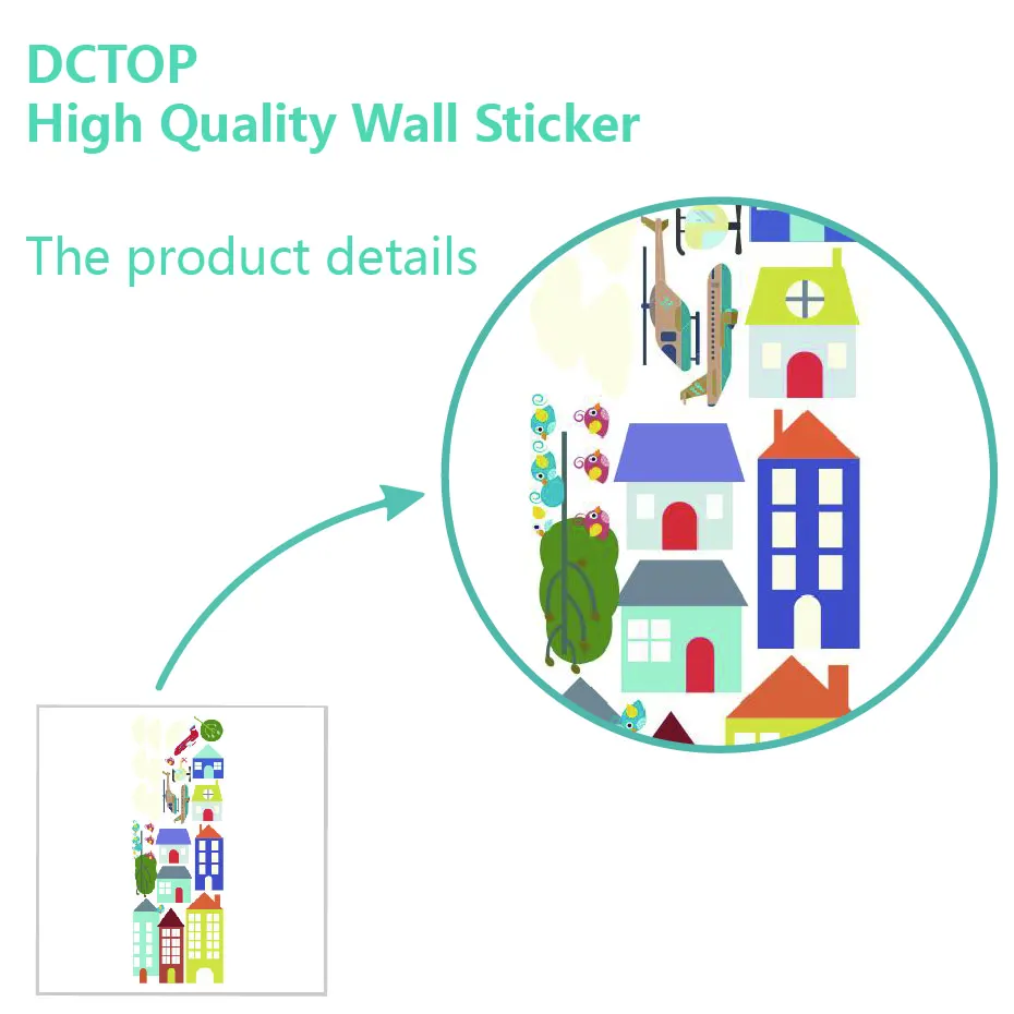 Красочные домашние настенные наклейки с птицами художественная наклейка в