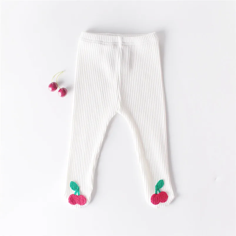 Милые колготки для новорожденных с рисунком вишни детские штаны сумкой