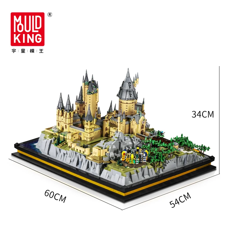 

DHL 22004 MOC Street View Creative Series School Castle model sets Building Blocks Toys Christmas Gifts