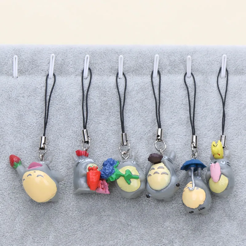 12 шт./компл. аниме фильм Мой сосед Тоторо ремешок для сотового телефона