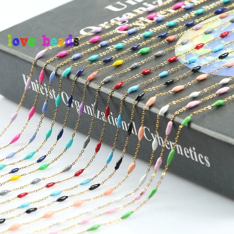 Цепочка Из Нержавеющей Стали для браслетов лодыжек и ожерелий|Ювелирная