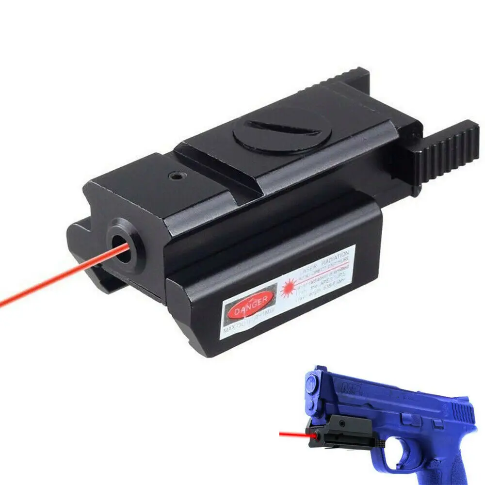 

Mini Red Dot Laser Sight Low Profile 20mm Picatinny Weaver Rail For Pistol Rifle Shooting