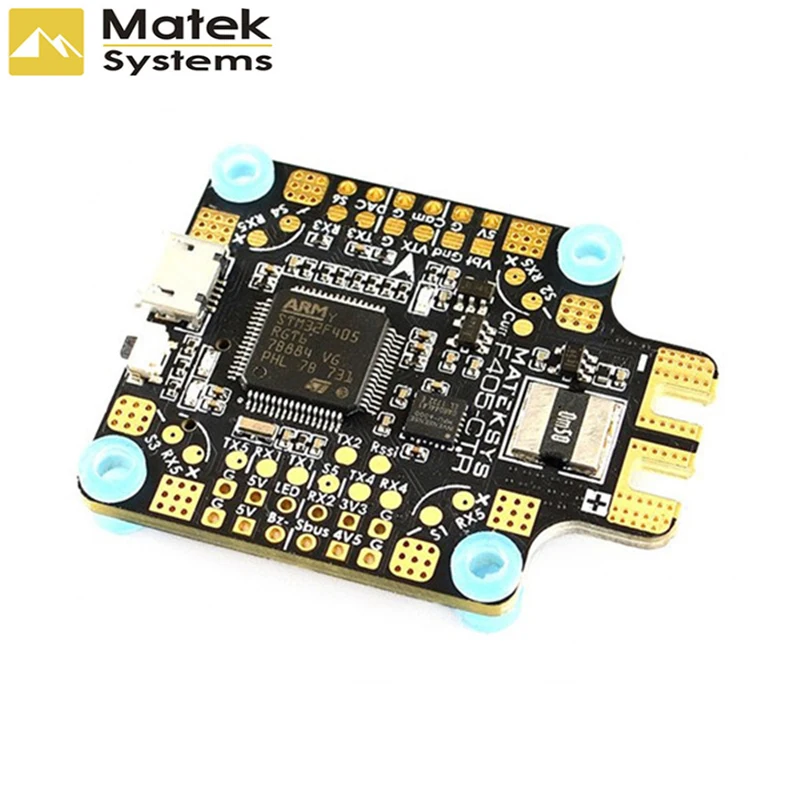 Matek MATEKSYS F405 SE STM32F405RET6 Встроенный OSD слот DPS310 Полетный контроллер для