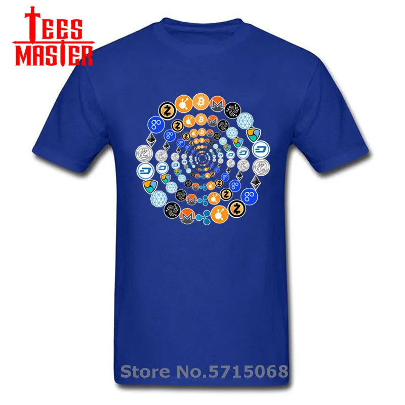 Новая криптовалюта-это будущее крипто логотипы Для мужчин футболка все