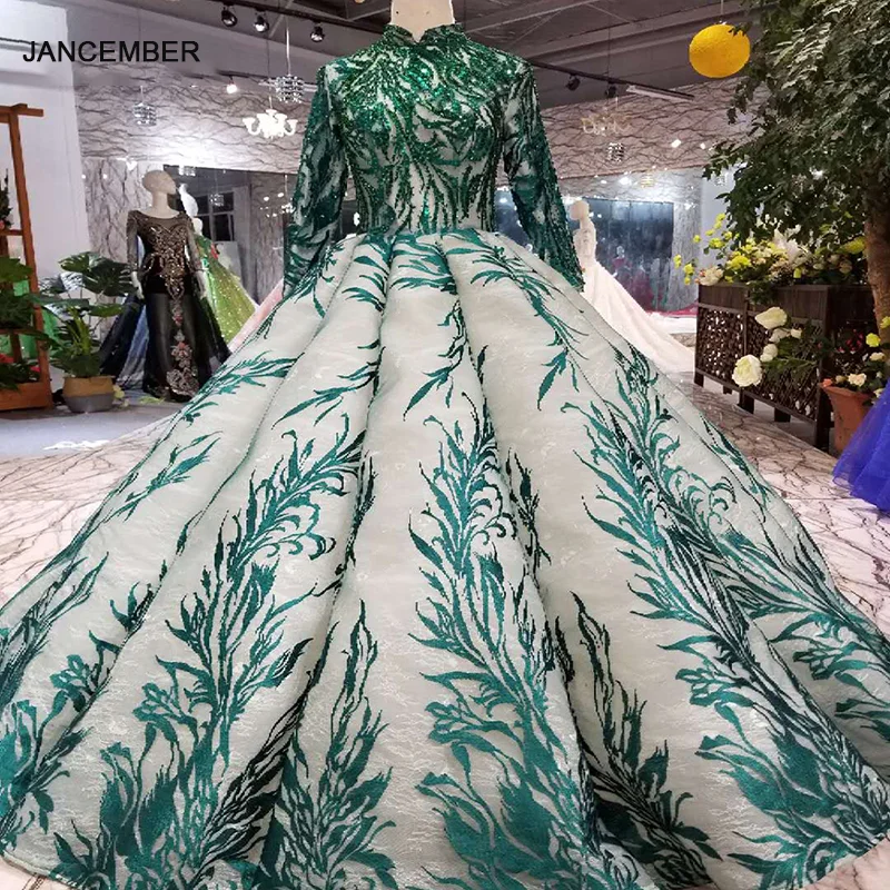 LSS141 бальное платье платья для вечеринок зеленое кружевное длиной до пола с