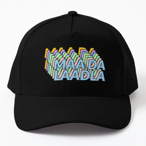 

Maa Da Laadla Funny Bollywood Quote Baseball Cap Hat Solid Color Spring Bonnet Mens Snapback Sport Summer Casual Casquette