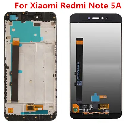 

ЖК-экран и дигитайзер для Xiaomi Redmi Note 5A, экран 2 Гб + 16 ГБ, с рамкой, оригинал