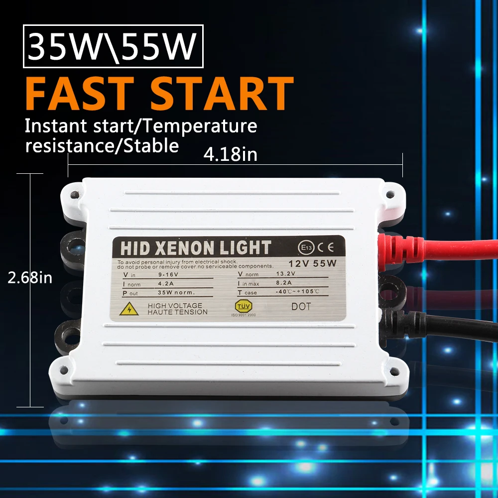 Ксеноновый БАЛЛАСТ H7 HID 35 Вт 55 Сверхтонкий ксеноновый Балласт H1 H3 H8 H9 H11 9005 9006 H4