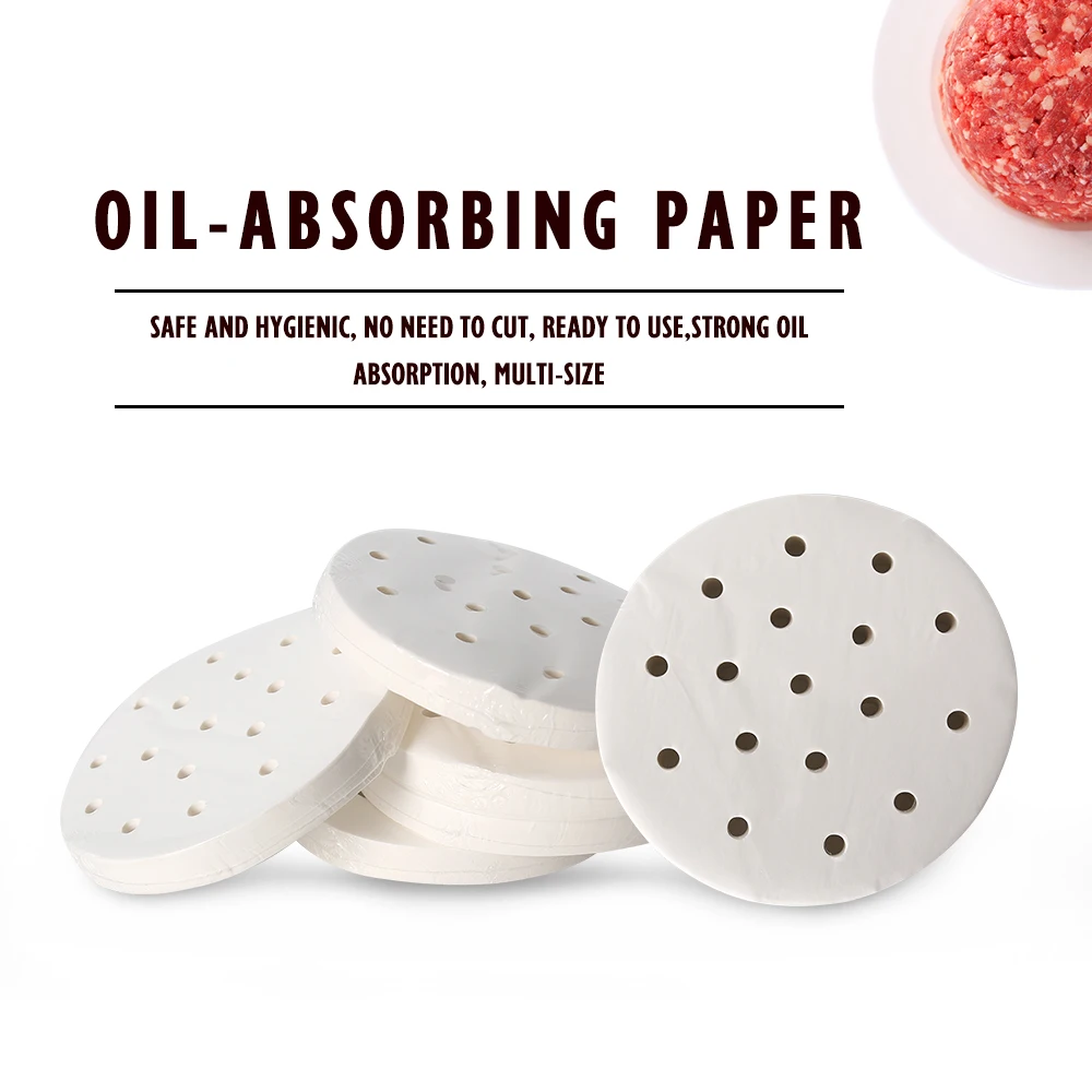 

Hamburger Paper 10 Set Round Steam Paper 130 MM Diameter Baking Paper 4000 Pcs Fit To AM13 Burger Patty Maker Machine