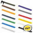 20 штук мелких частиц 1x10 пластина 4477 MOC строительный блок низкая доска аксессуары строительный блок замок игрушки