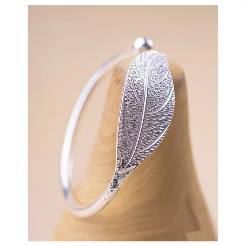 

Silver Plated Leaf Charm Bracelets & Bangles for Women Wedding Adjustable Bracelet Bangles for Women Bracelets