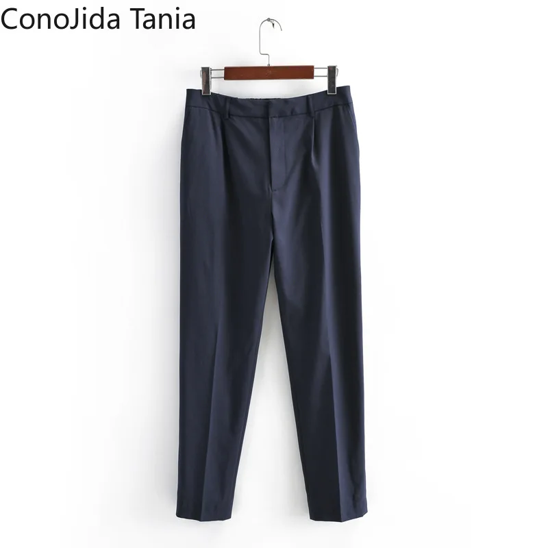 

European and American Women's Simple High Waist Elastic Casual Pants(Plus size to 4XL)