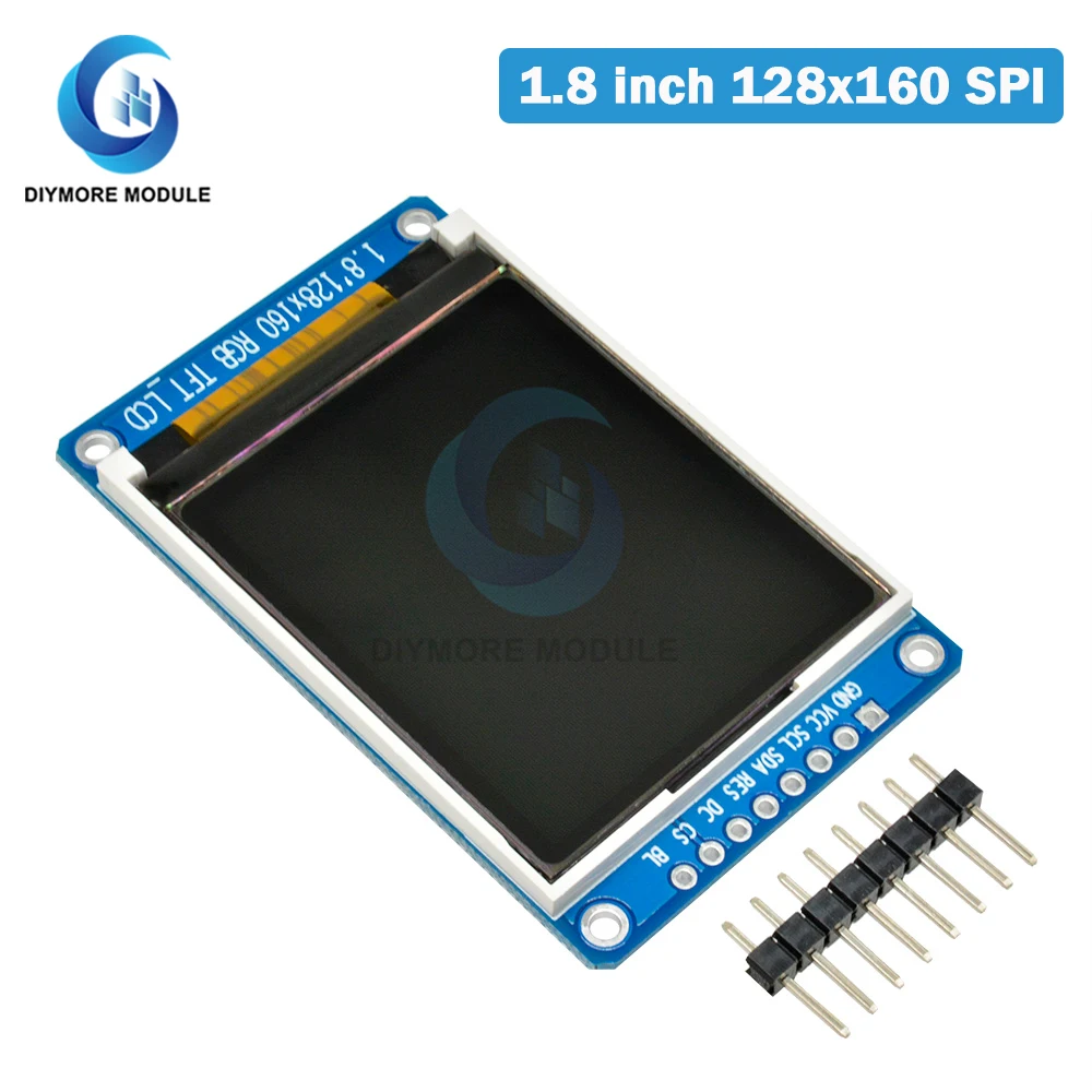 Полноцветный ЖК-дисплей 1 8 дюйма 8x128 SPI TFT модуль 160*128 ST7735S 160 в сменный блок питания