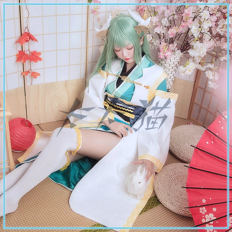 Игры Fate Grand для косплэй костюм Zero Kiyohime карнавальный Кимоно Костюмы на Хэллоуин