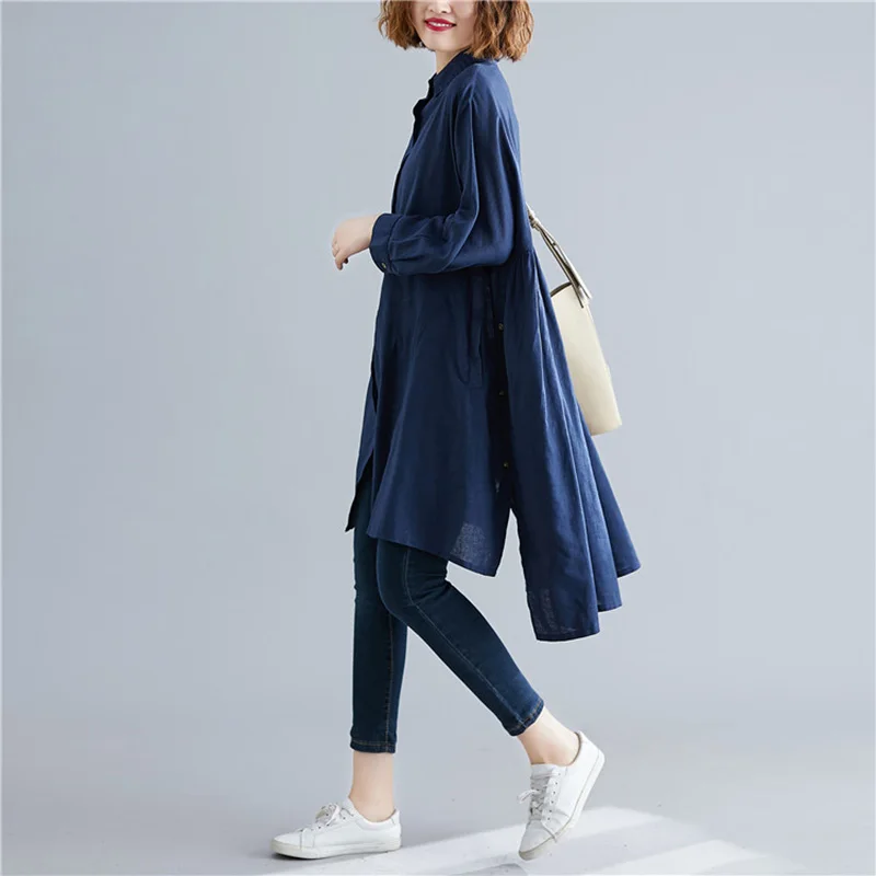 HG Сращивание плиссированные нерегулярные женские топы и блузки плюс размер